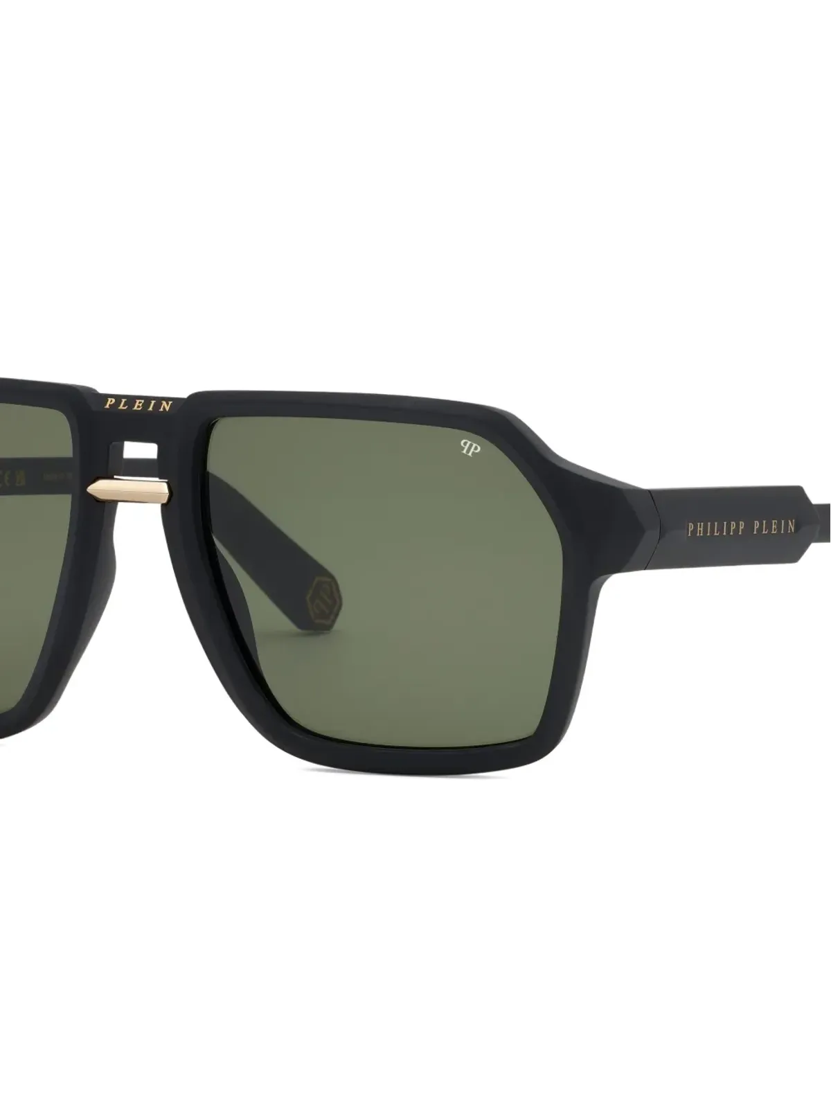 Philipp Plein Eyewear ジオメトリックフレームサングラス - 画像4