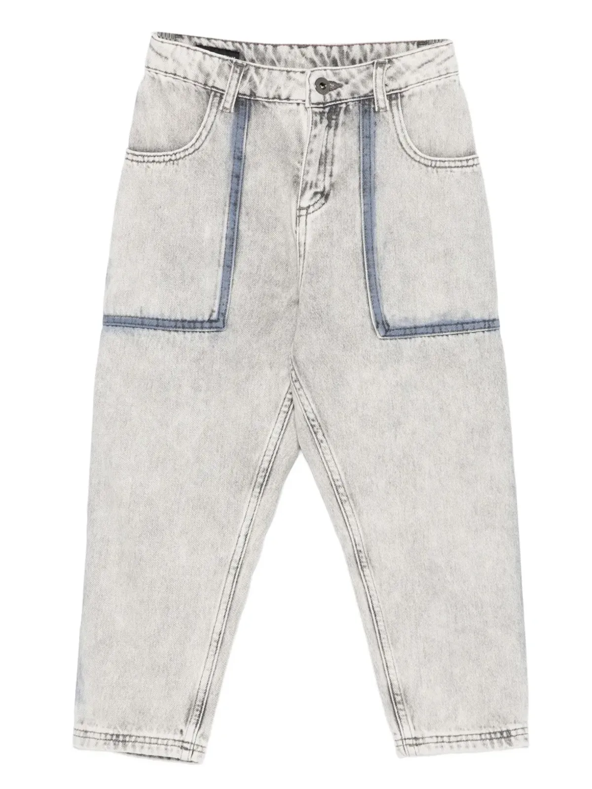 Emporio Armani Kids サイドストライプジーンズ - 画像1