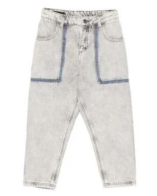 Emporio Armani Kids サイドストライプジーンズ - サムネイル1