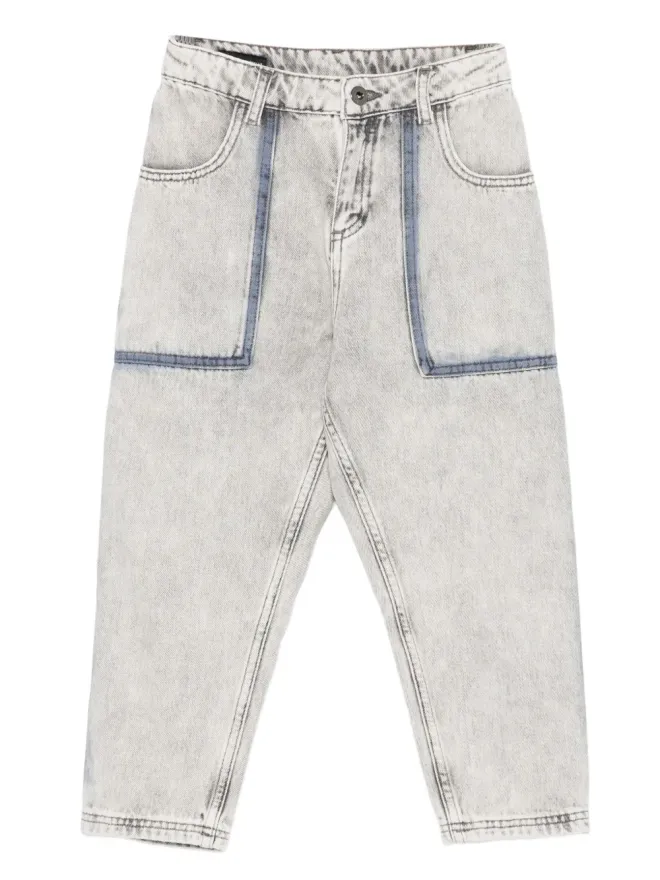 Emporio Armani Kids Emporio Armani Kids サイドストライプジーンズの商品画像