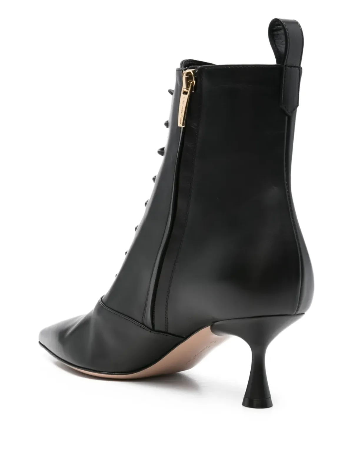 Gianvito Rossi Morganne レースアップ ポインテッドトゥ ブーツ - 画像3