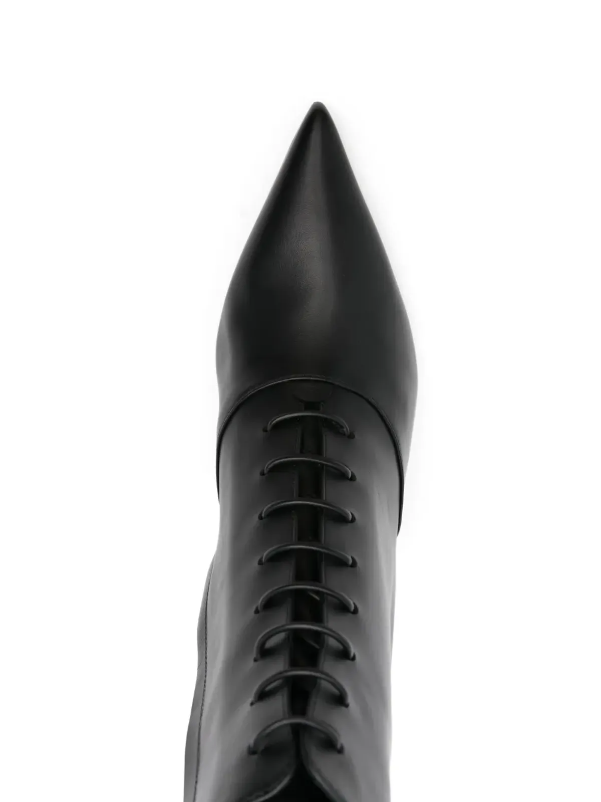 Gianvito Rossi Morganne レースアップ ポインテッドトゥ ブーツ - 画像4
