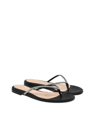 Gianvito Rossi エンベリッシュド・トングサンダル - ブラック - サムネイル2