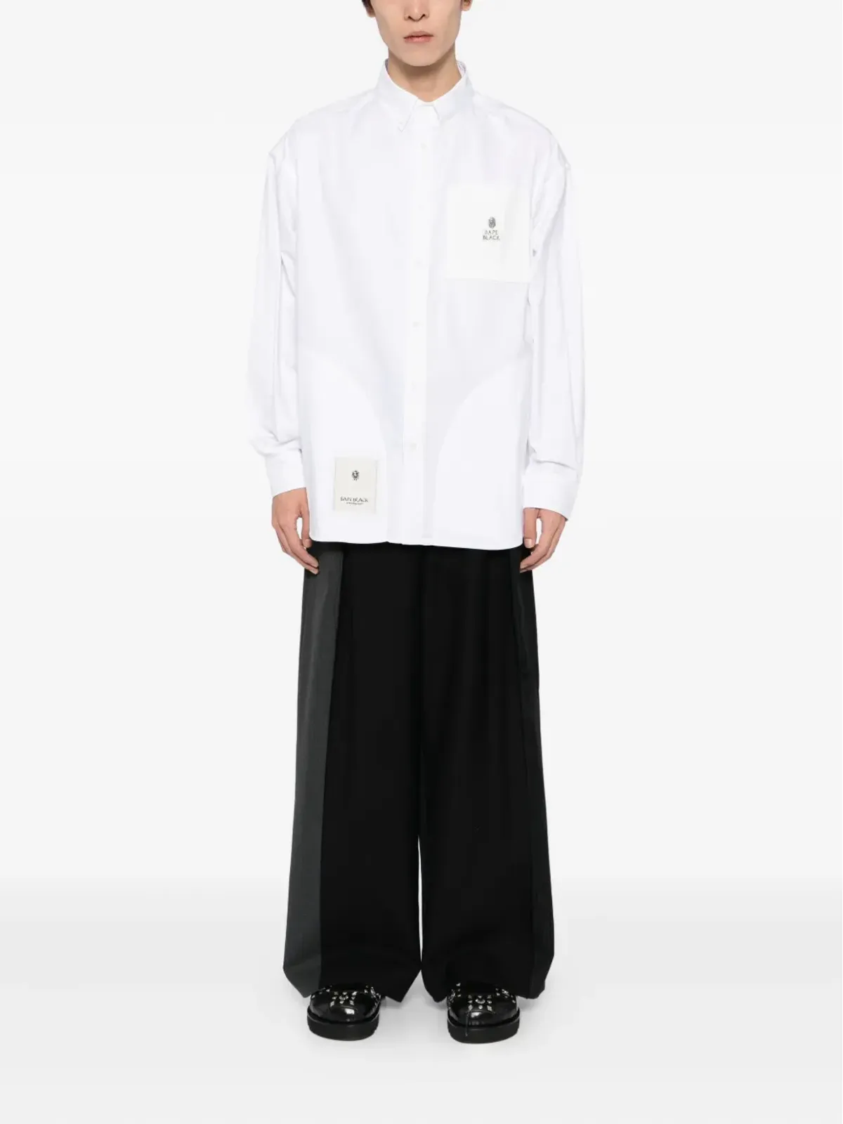 A BATHING APE® 長袖シャツ - White - 画像2