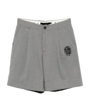 A BATHING APE® 刺繍ロゴショーツ - Grey - サムネイル1