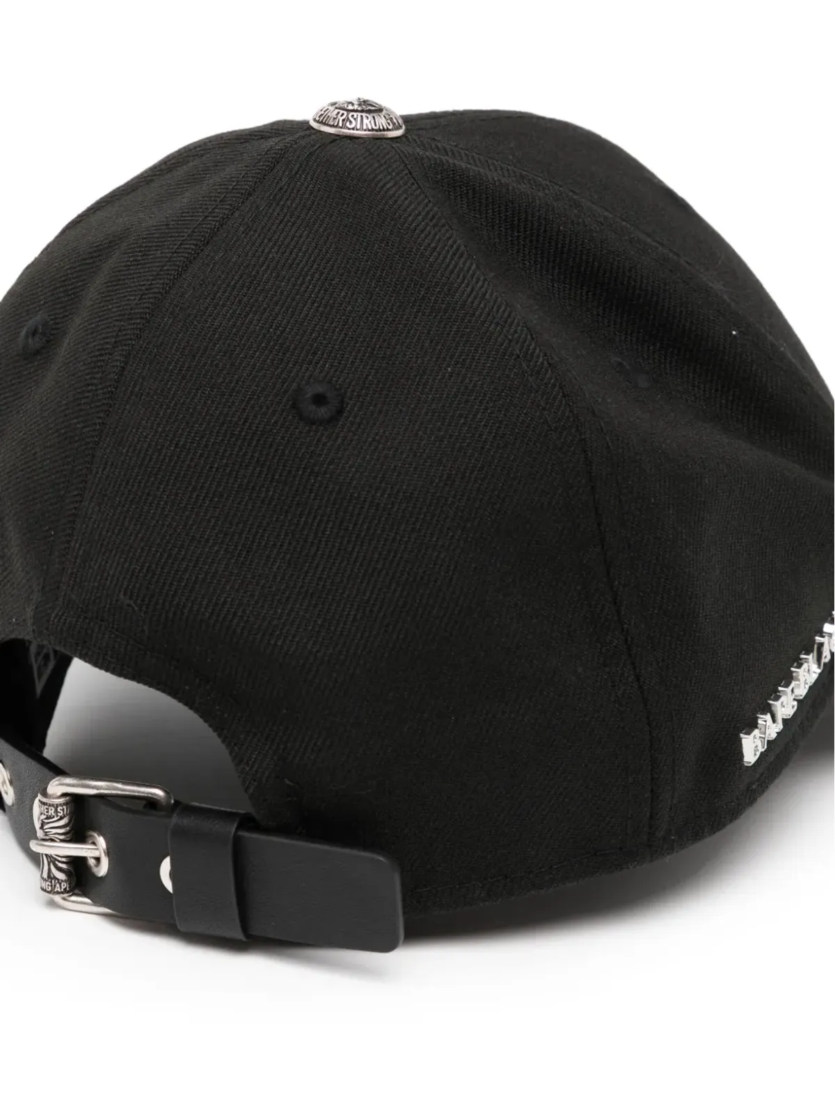 A BATHING APE® x New Era ロゴディテール ベースボールキャップ - ブラック - 画像2