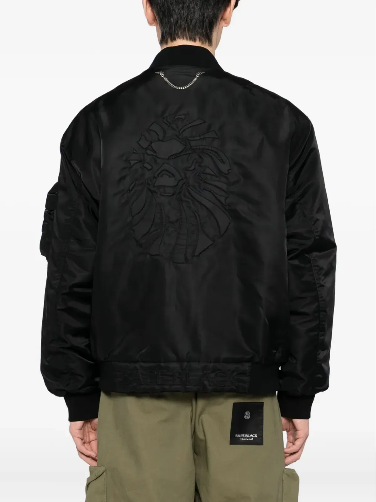 A BATHING APE® ジップアップボンバージャケット - 画像4