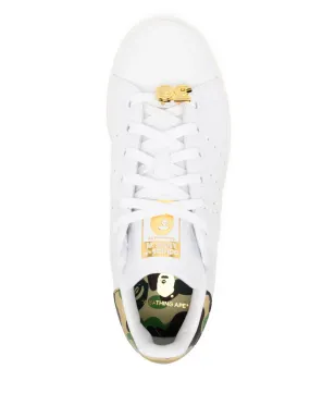 A BATHING APE® カモフラージュディテール レザートレーナー - サムネイル4