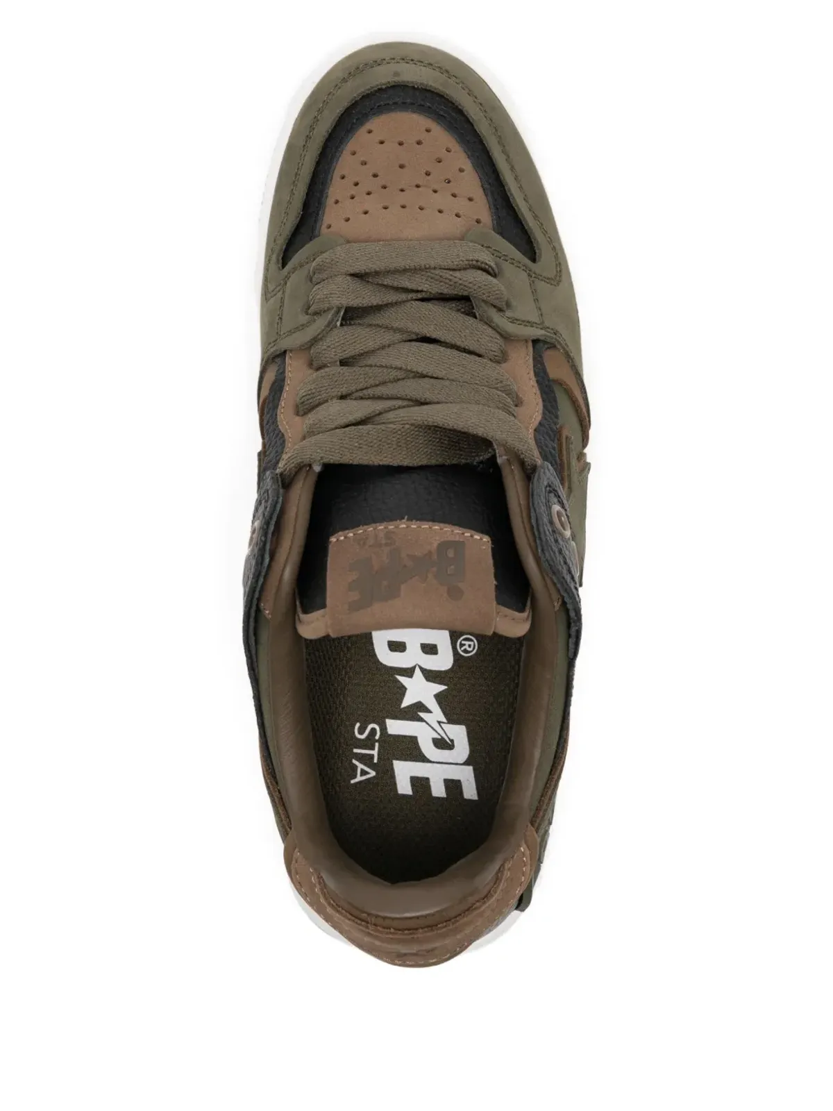 A BATHING APE® スターパッチ レースアップ トレーナー - 画像4