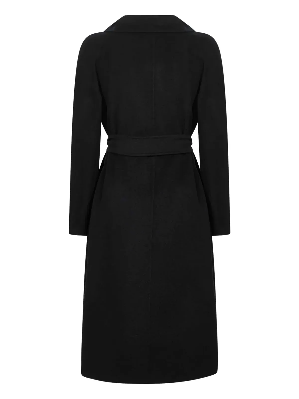 Max Mara ラペルカラー ベルト付きコート - 画像2