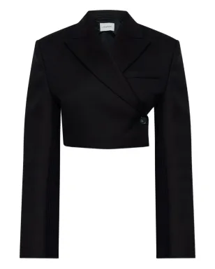 Sportmax クロップド丈ニット袖ブレザー - サムネイル1