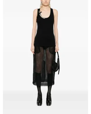 Simone Rocha パールとチェーンのタンクトップ - サムネイル2
