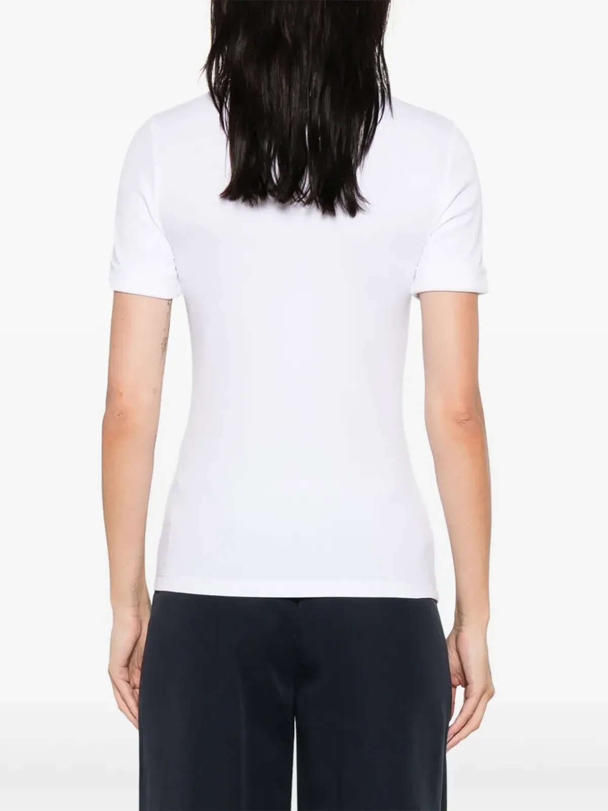 Peserico チェーンリンクトリム Tシャツ - 画像4