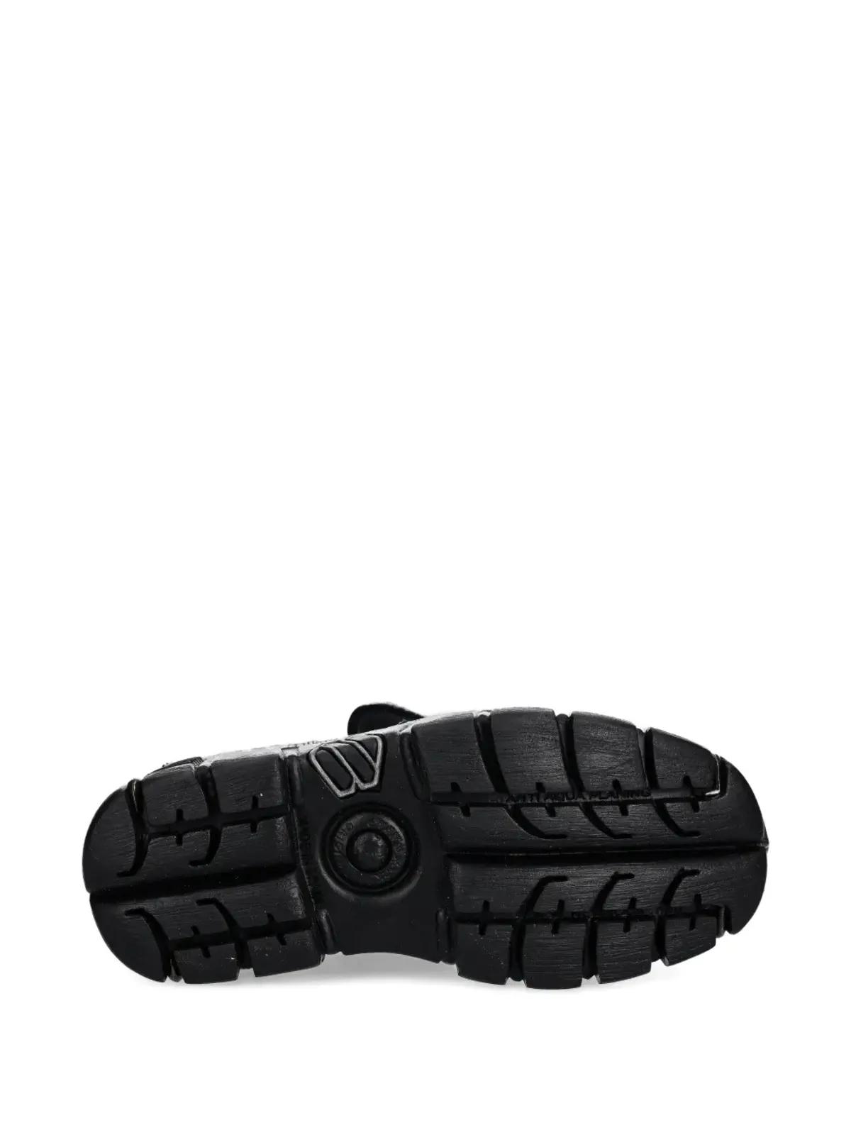 NEW ROCK snakeskin-effect platform sneakers - White - 画像5