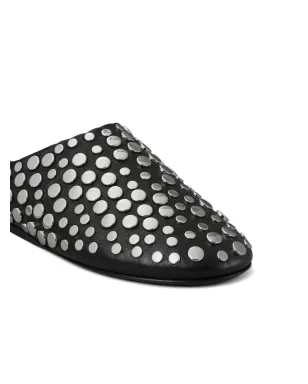 Tory Burch スタッズ付きレザーミュール - サムネイル4