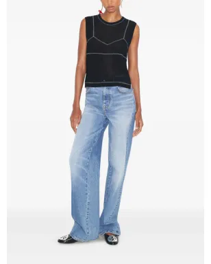 Tory Burch メッシュパネル ノースリーブトップ - サムネイル2