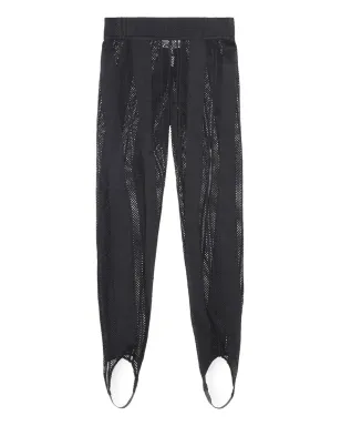 GANNI メッシュパネル入りストゥリップレギンス - サムネイル4