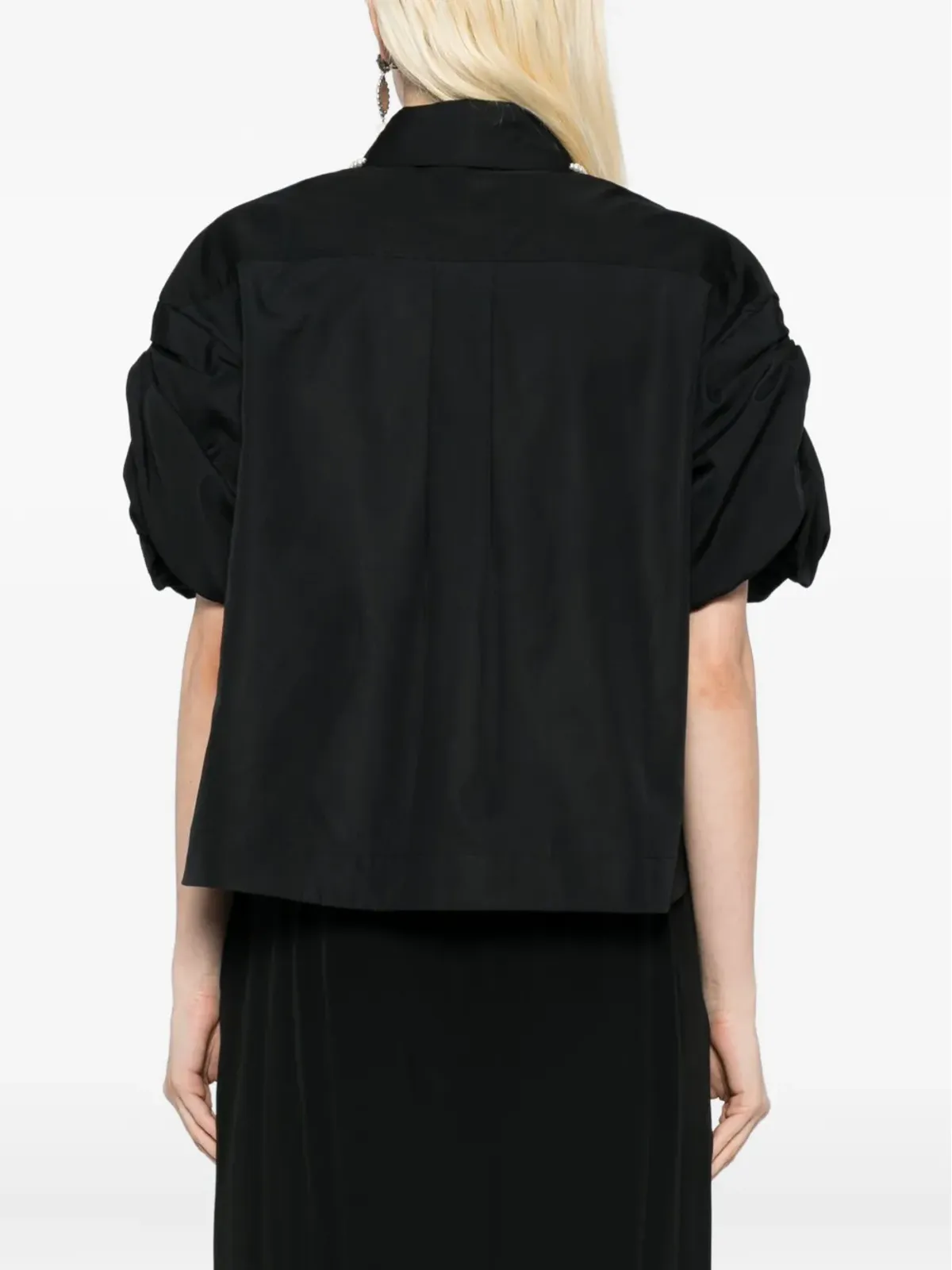 Simone Rocha コットンシャツ - ブラック - 画像4