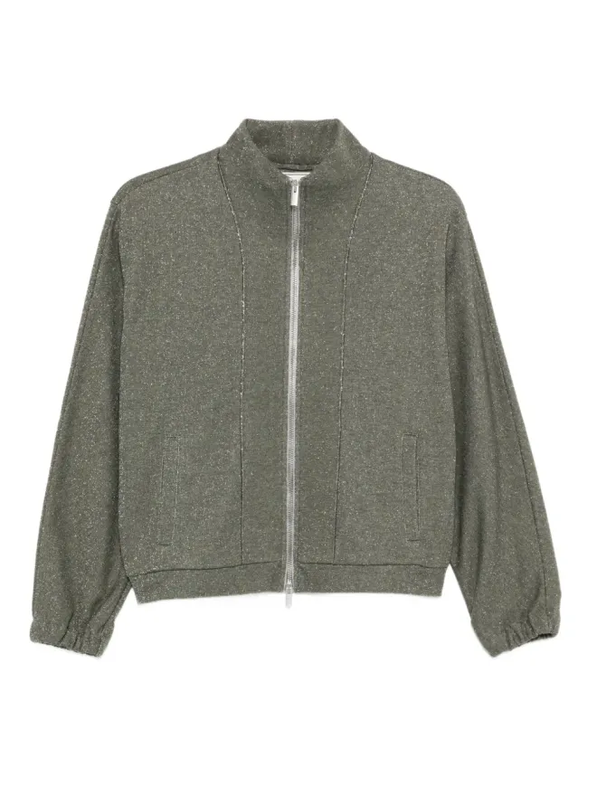 Peserico Peserico グリッター ジップアップ スウェットシャツの商品画像