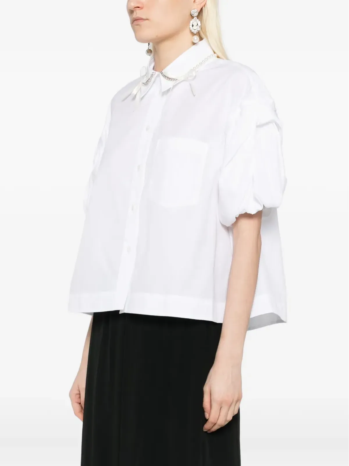 Simone Rocha パフスリーブシャツ - 画像3