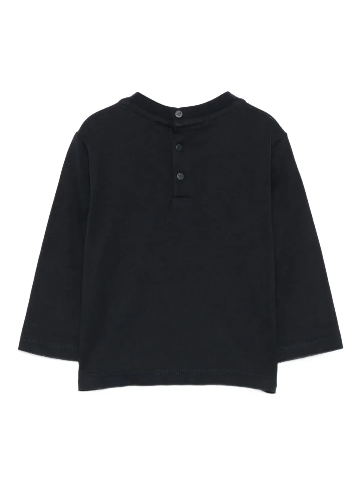 Emporio Armani Kids ロゴプリント長袖Tシャツ - 画像2