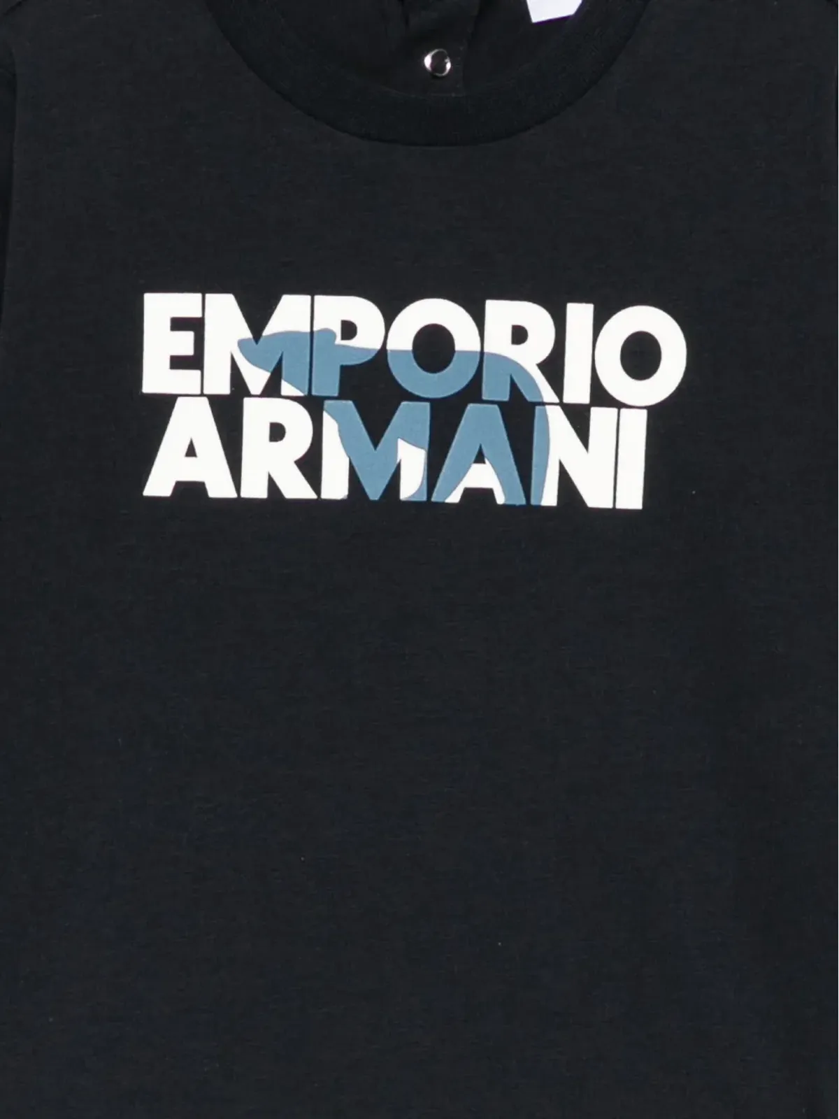 Emporio Armani Kids ロゴプリント長袖Tシャツ - 画像3