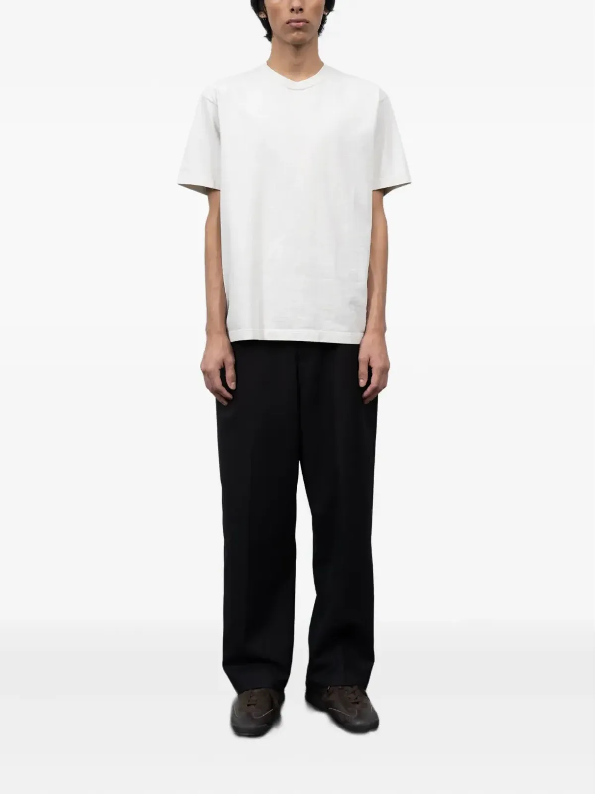 Lady White Co. クルーネック コットン Tシャツ - 画像2