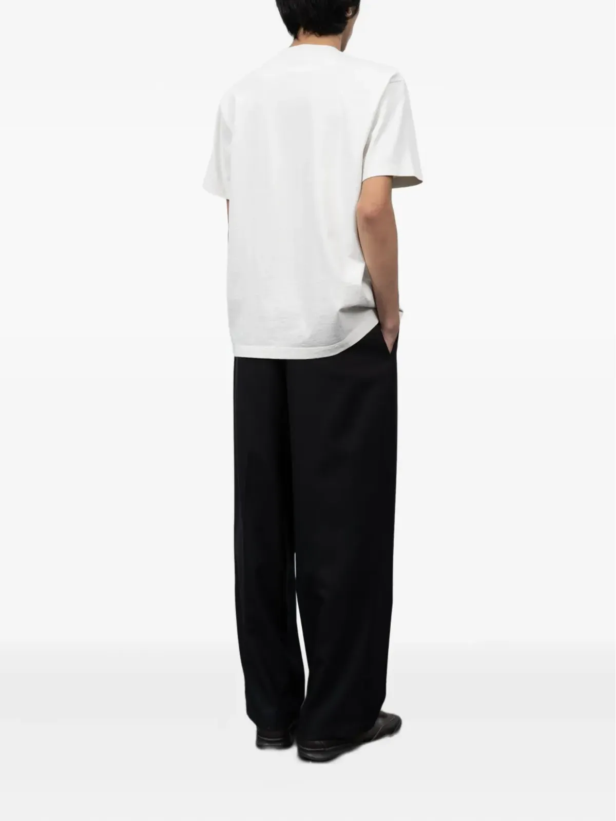 Lady White Co. クルーネック コットン Tシャツ - 画像3