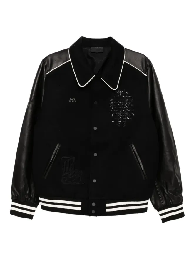 A BATHING APE® A BATHING APE® ロゴ ヴァーシティジャケットの商品画像