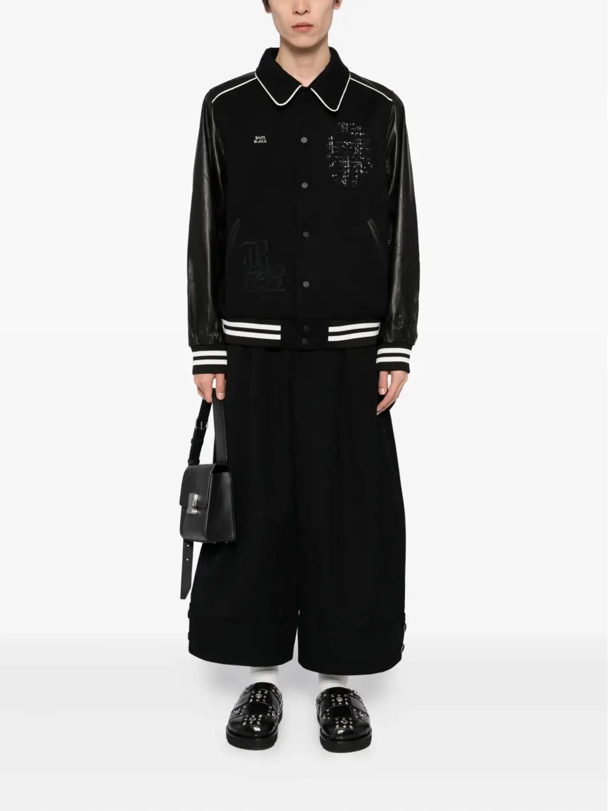 A BATHING APE® ロゴ ヴァーシティジャケット - 画像2