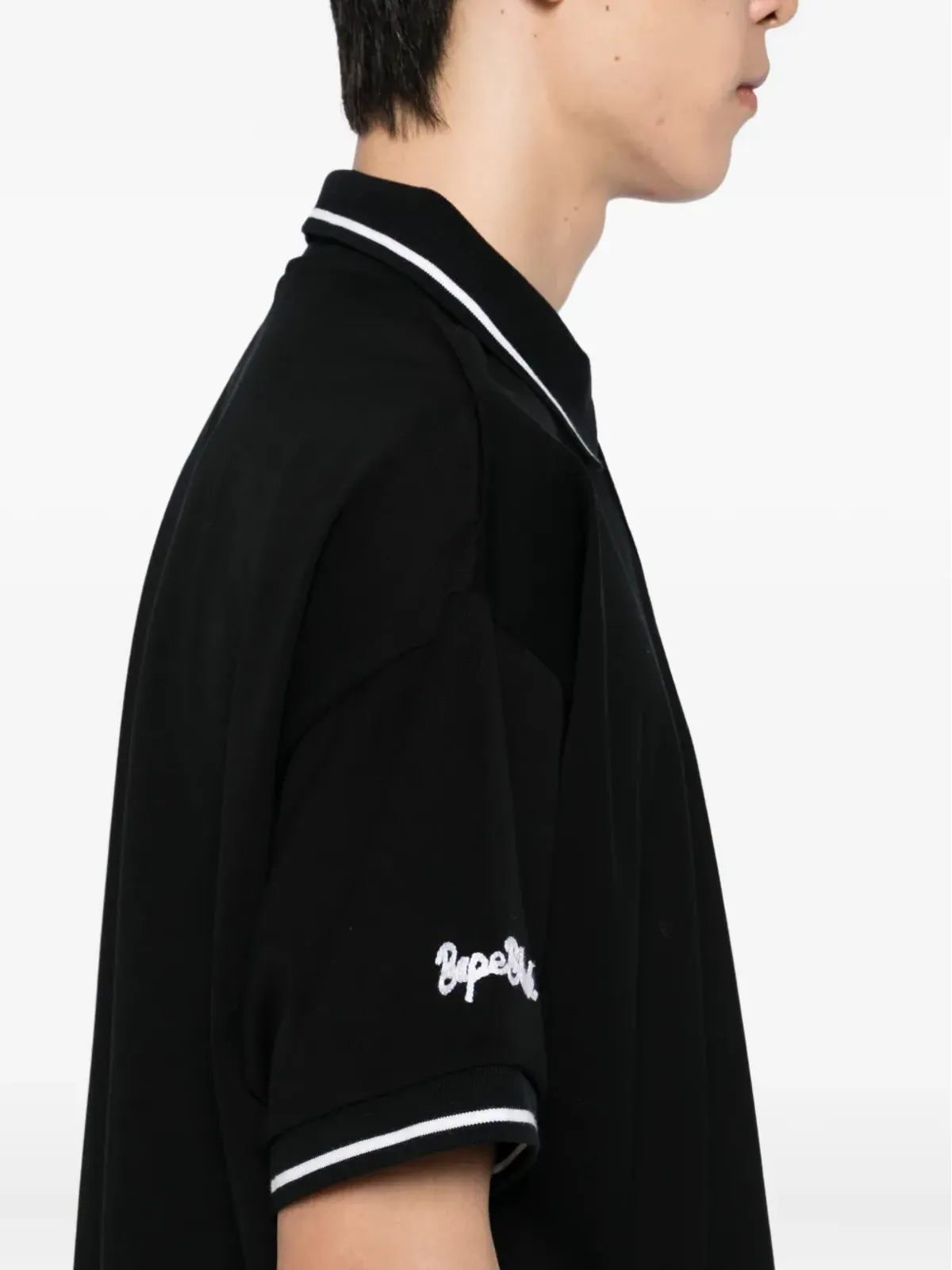 A BATHING APE® ロゴ刺繍ポロシャツ - 画像4