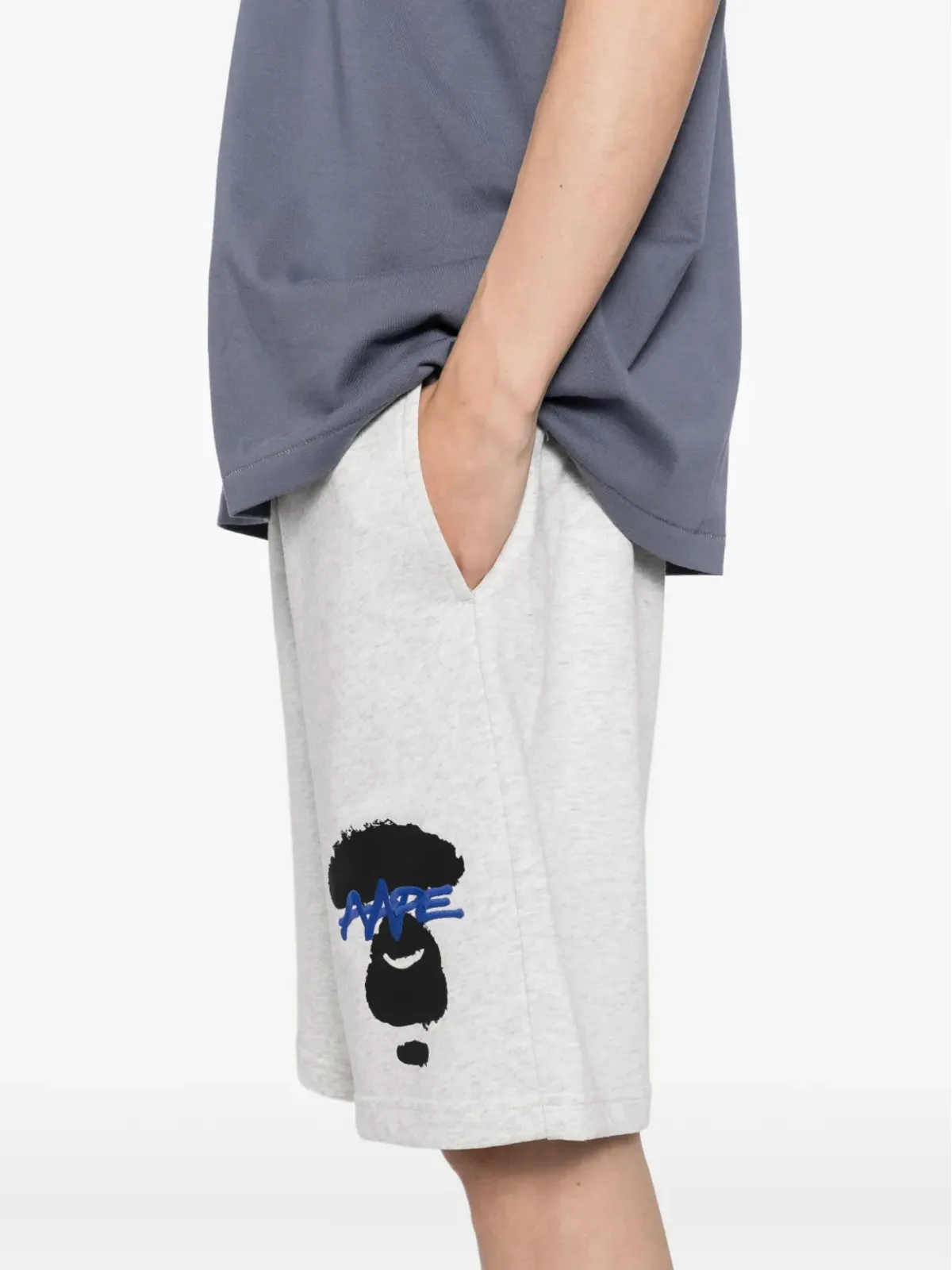 AAPE BY *A BATHING APE® 刺繍ロゴショーツ - 画像5