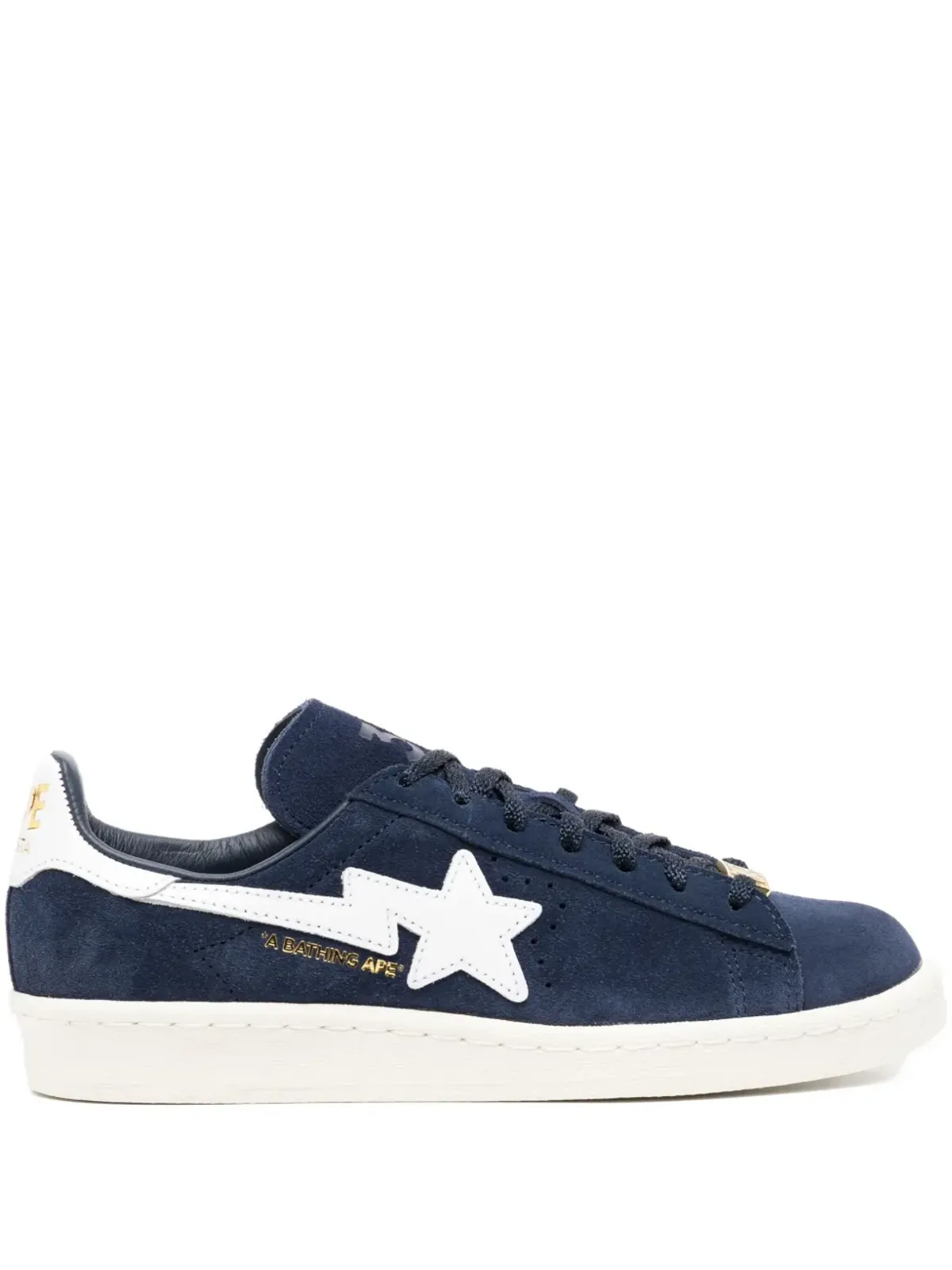 A BATHING APE® スターパッチ スエード トレーナー - 画像1