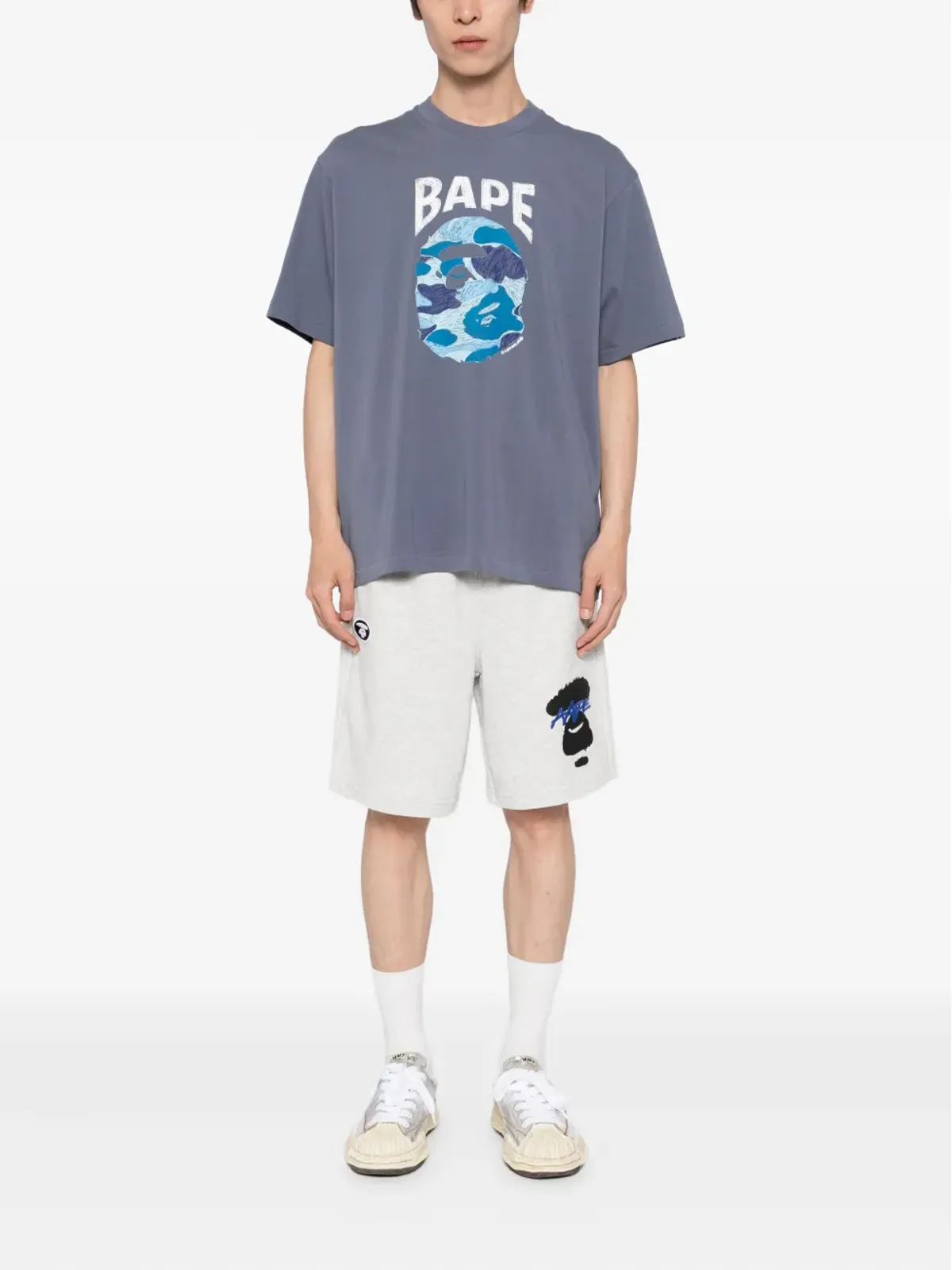 A BATHING APE® グラフィックプリント コットン Tシャツ - 画像2