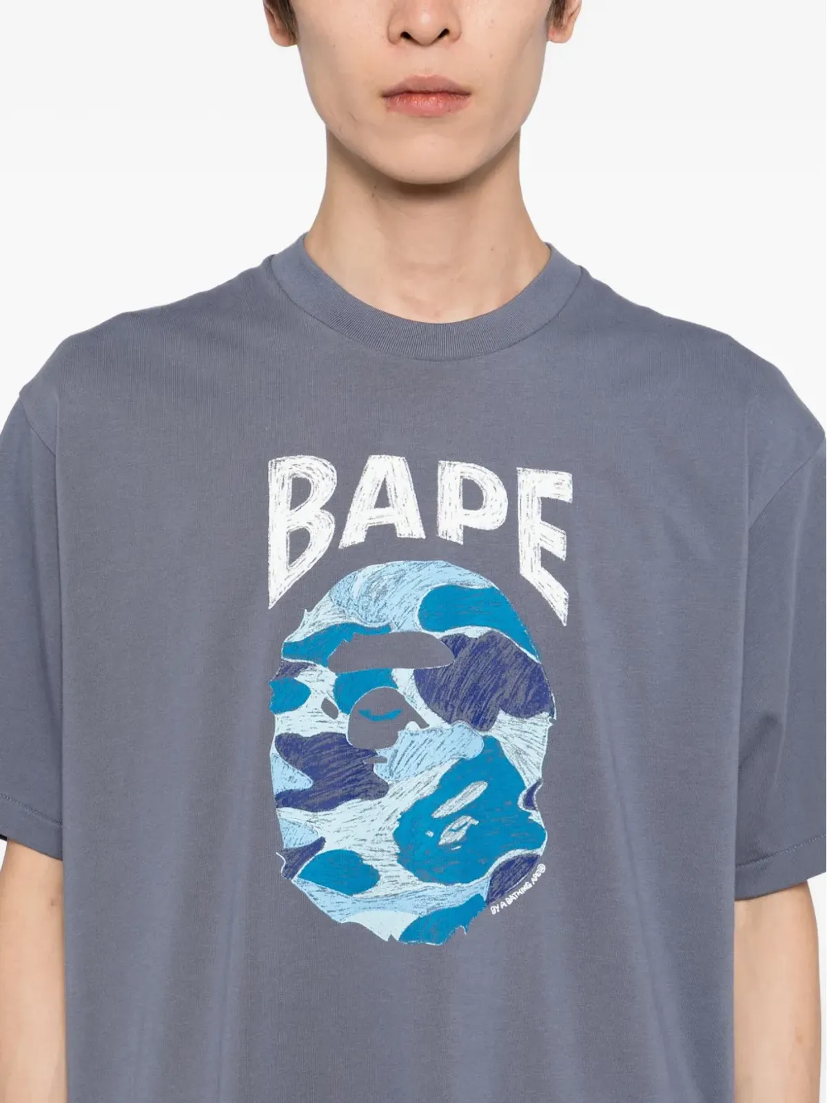 A BATHING APE® グラフィックプリント コットン Tシャツ - 画像4