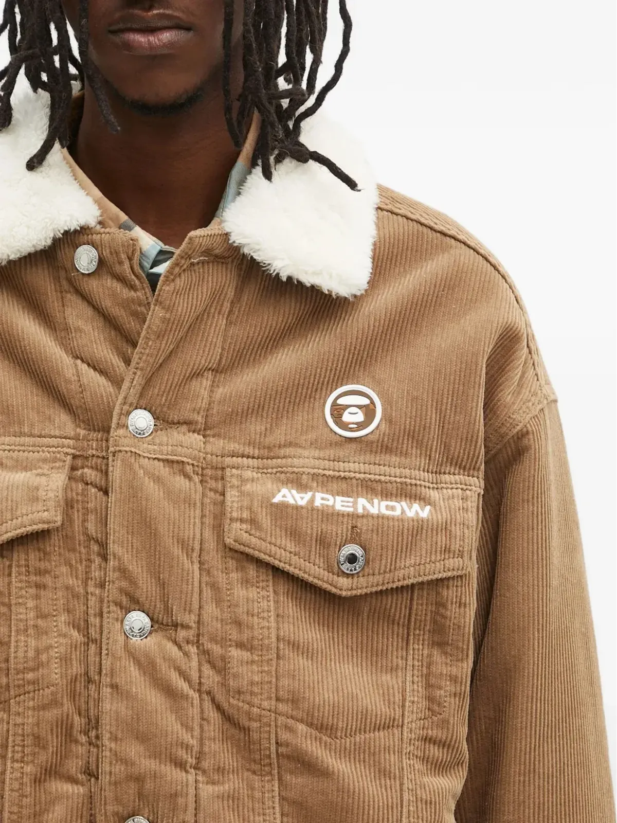 AAPE BY *A BATHING APE® コーデュロイジャケット - 画像4