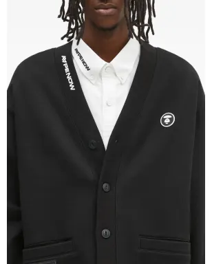 AAPE BY *A BATHING APE® ムーンフェイス ロゴ ボタン付きカーディガン - サムネイル5
