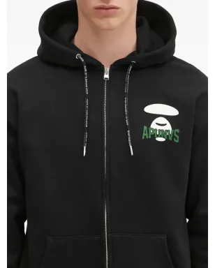 AAPE BY *A BATHING APE® ロゴプリント ジップアップ パーカー - サムネイル5