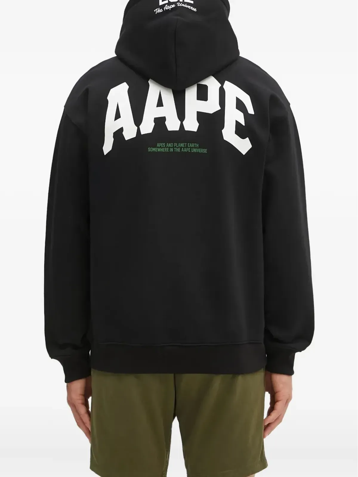 AAPE BY *A BATHING APE® ロゴプリント ジップアップ パーカー - 画像4