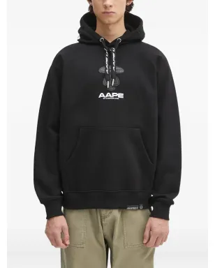 AAPE BY *A BATHING APE® ムーンフェイスロゴ フーディ - サムネイル1