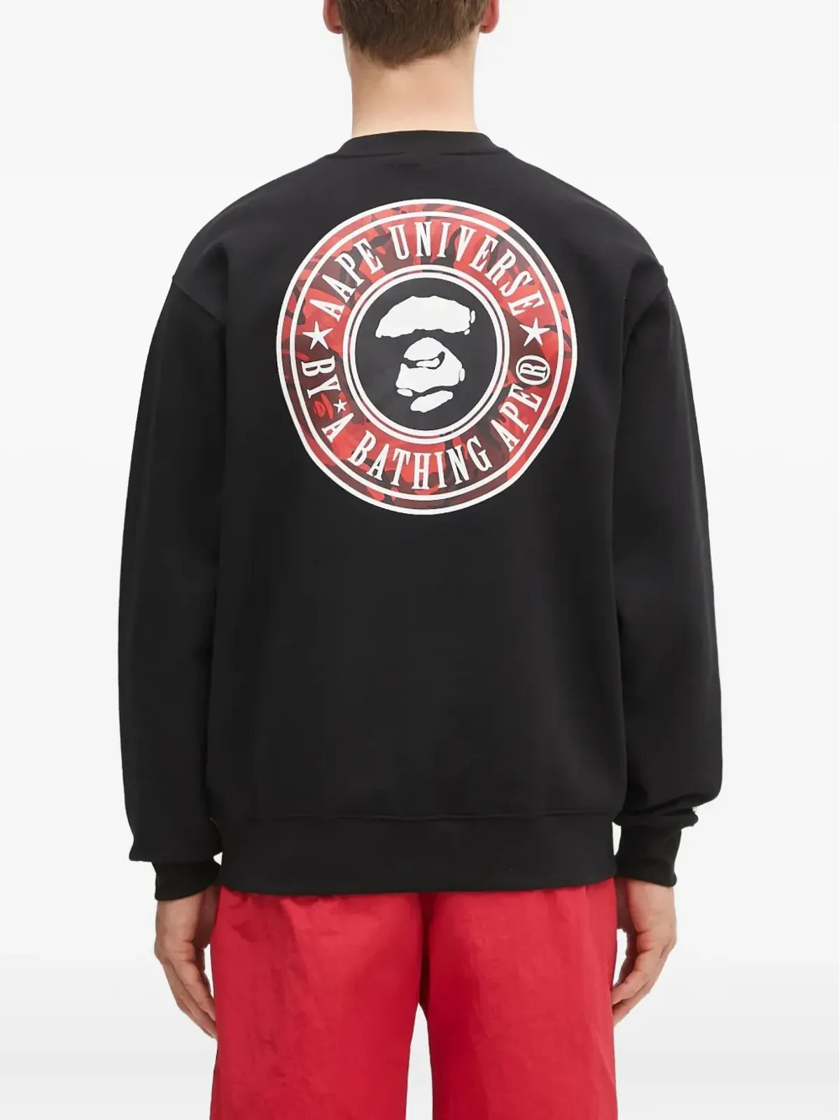 AAPE BY *A BATHING APE® Aape Universe グラフィック スウェットシャツ - ブラック - 画像3