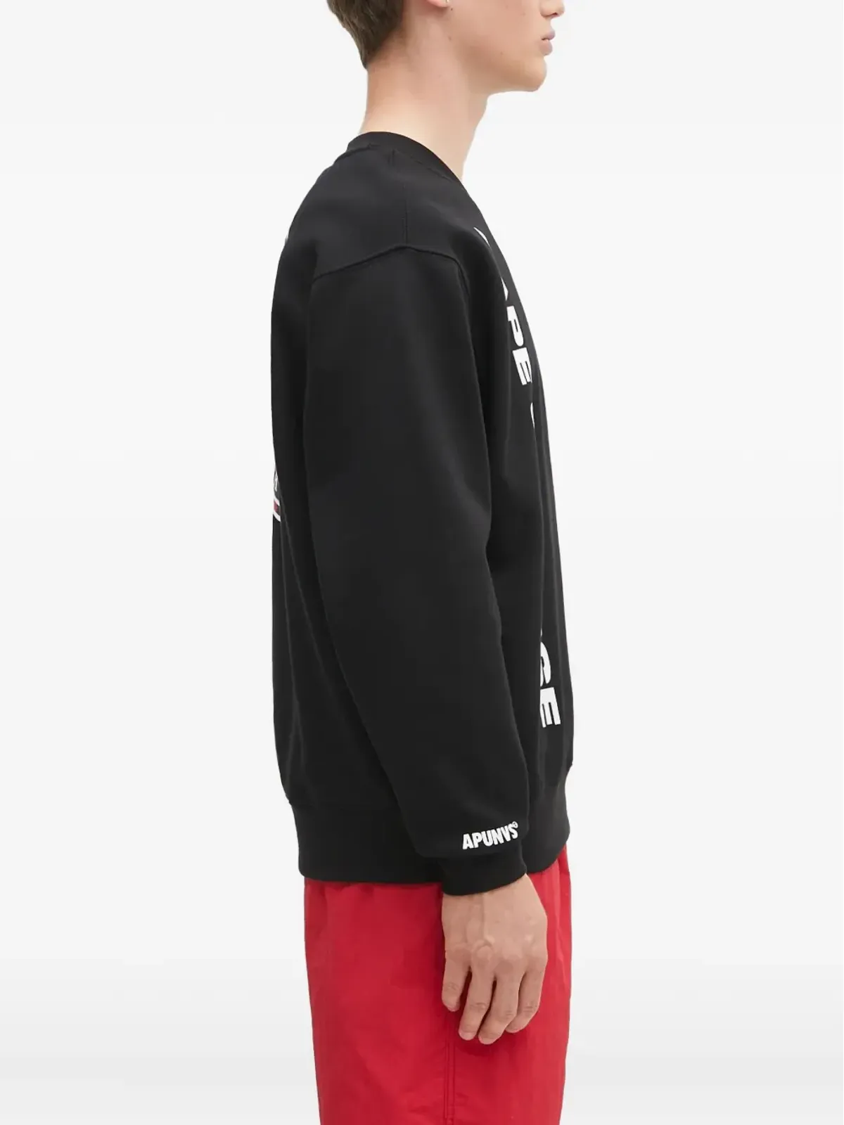 AAPE BY *A BATHING APE® Aape Universe グラフィック スウェットシャツ - ブラック - 画像4