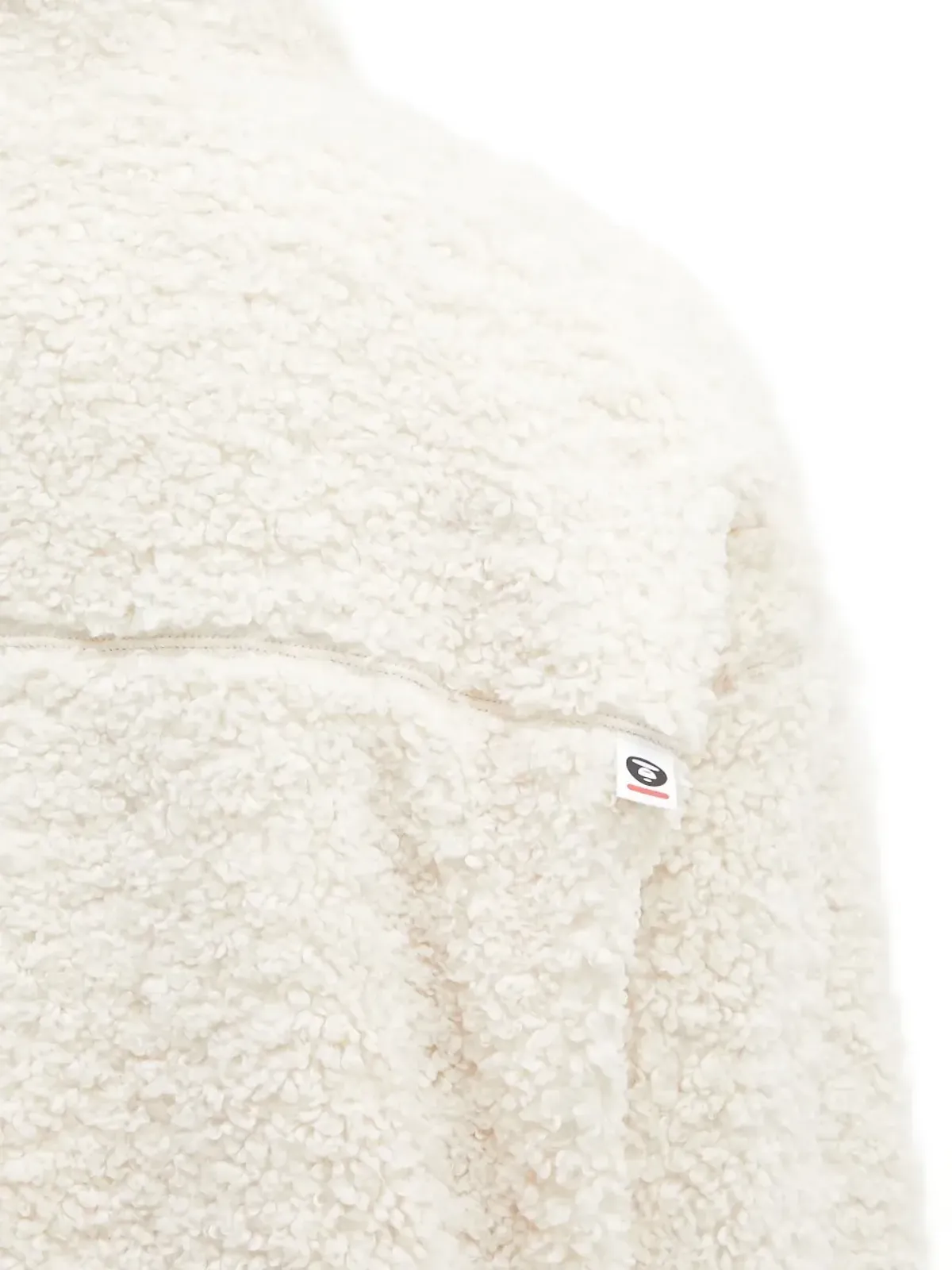 AAPE BY *A BATHING APE® Aape Now フリースパネルドジャケット - 画像5