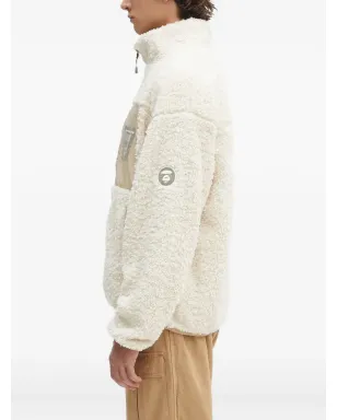 AAPE BY *A BATHING APE® Aape Now フリースパネルドジャケット - サムネイル2
