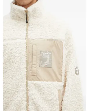 AAPE BY *A BATHING APE® Aape Now フリースパネルドジャケット - サムネイル4