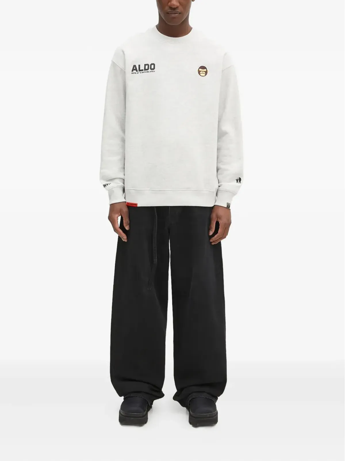 AAPE BY *A BATHING APE® Aldo Ape Headエンブレム スウェットシャツ - 画像2