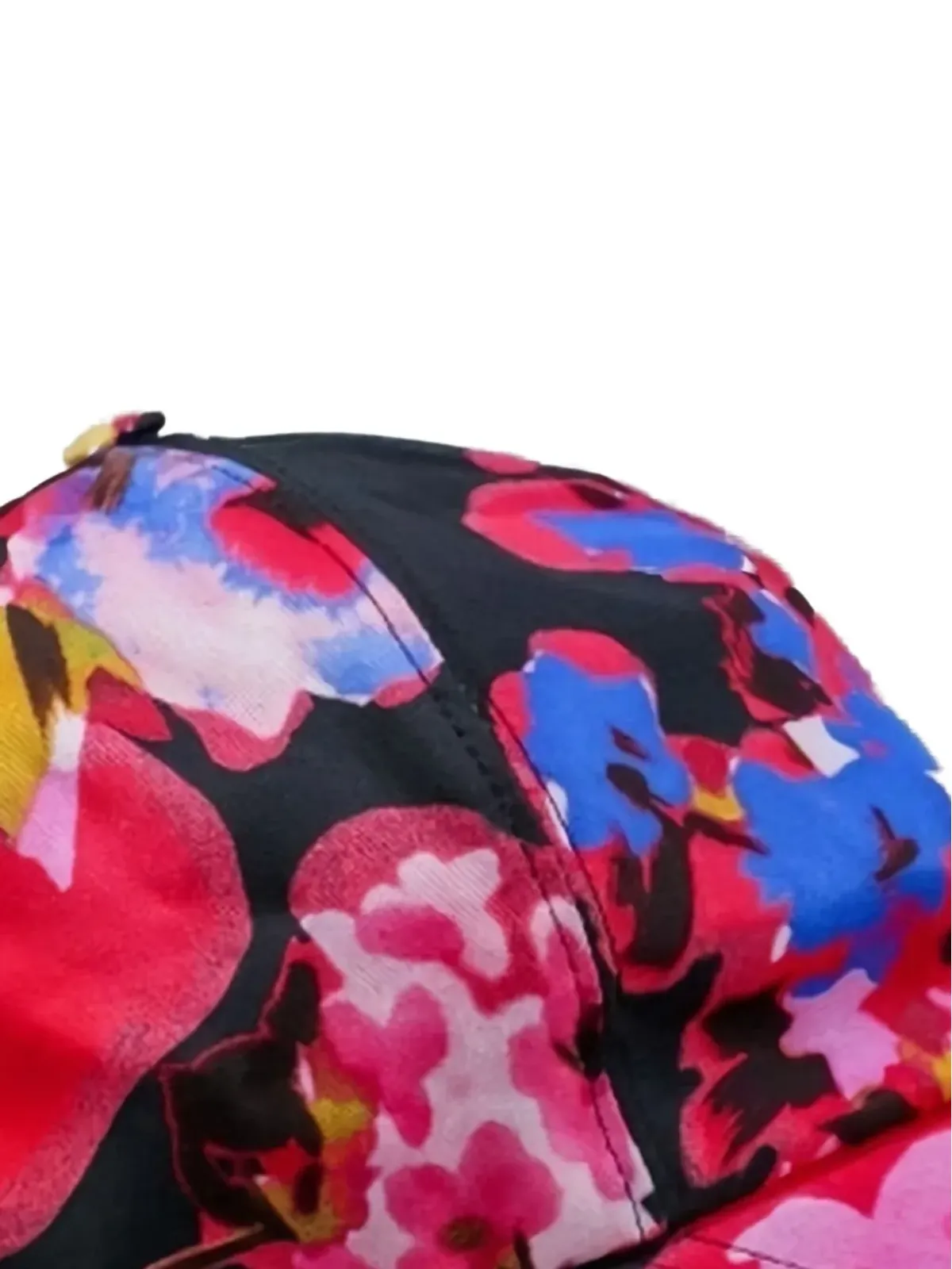 MSGM 花柄プリント ベースボールキャップ - 画像2