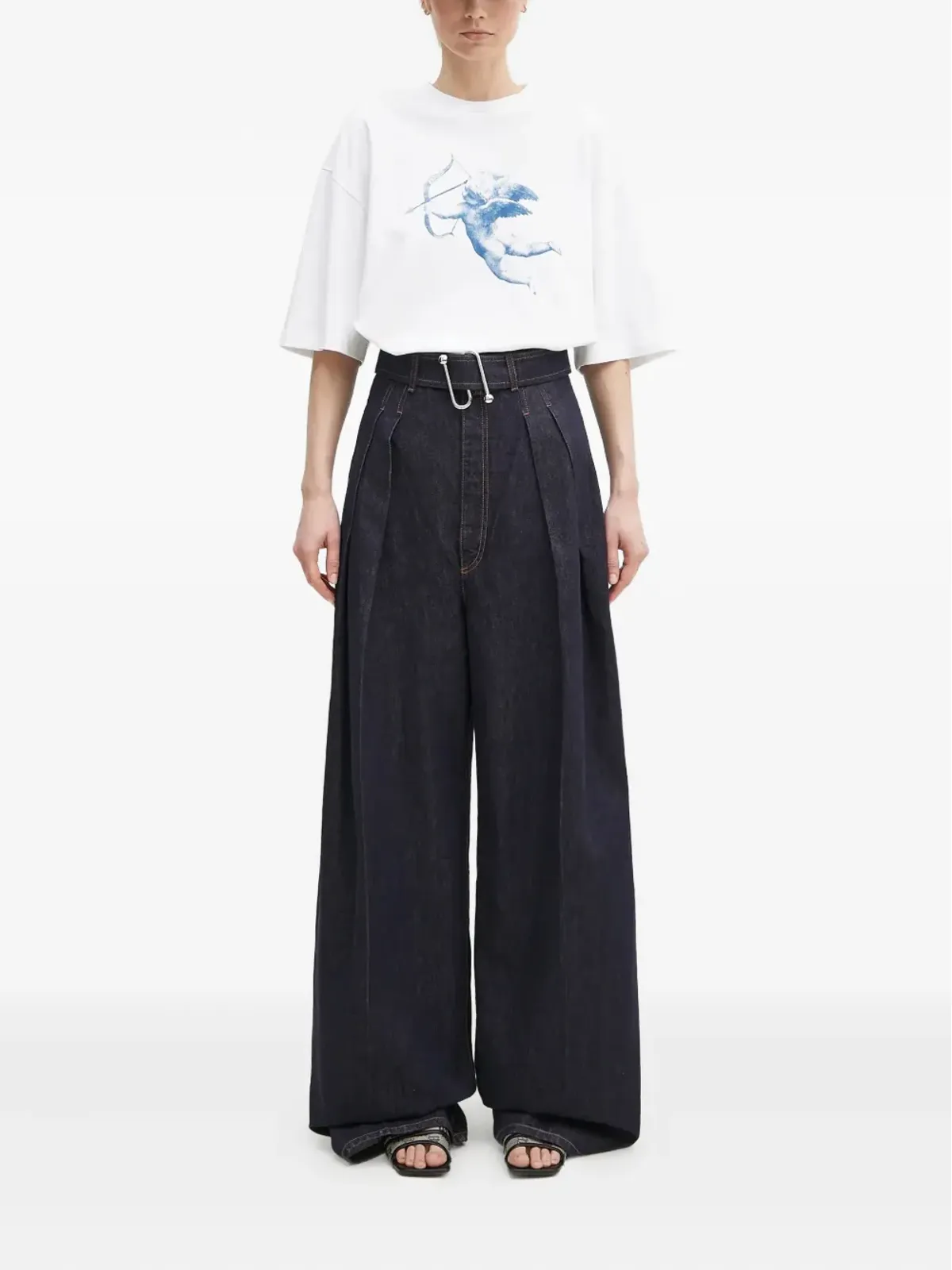 Fiorucci キューピッドプリントTシャツ - 画像2