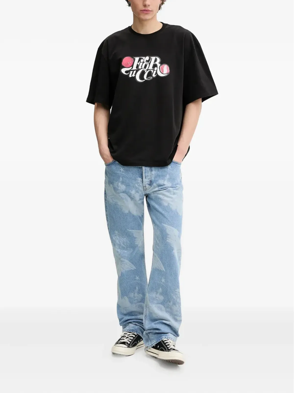 Fiorucci ロゴプリントTシャツ - 画像2