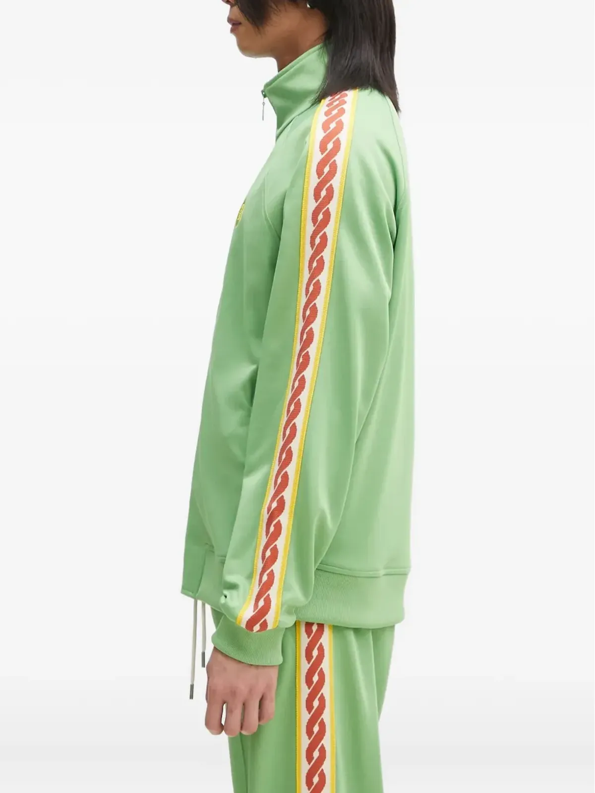 Drôle De Monsieur ストライプトリム ZIPアップ トラックトップ - 画像3